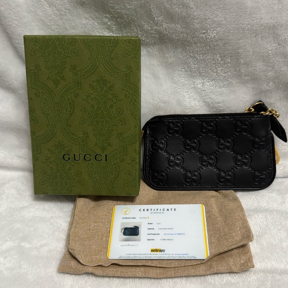 Guccissima card holder